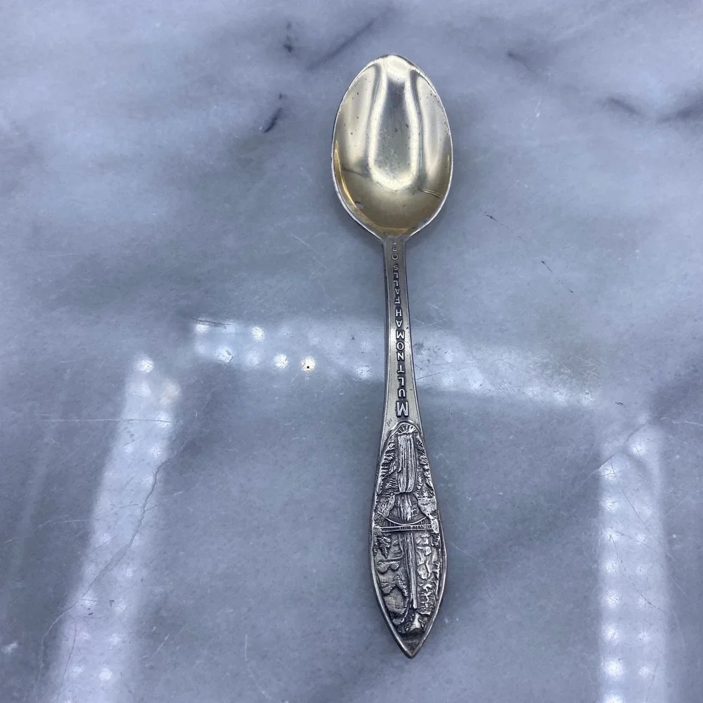 Sterling Silver Multnomah Falls Oregon Souvenir Spoon 4